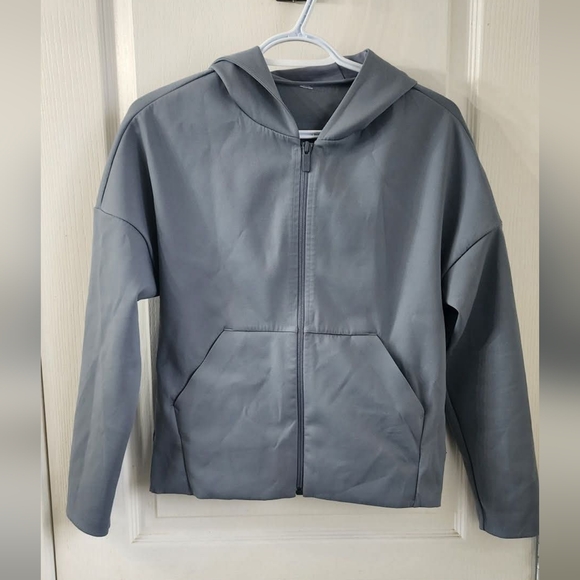 lululemon athletica Jackets & Blazers - Lululemon Athletica Slate Gray Zip-Up Hoodie Expression